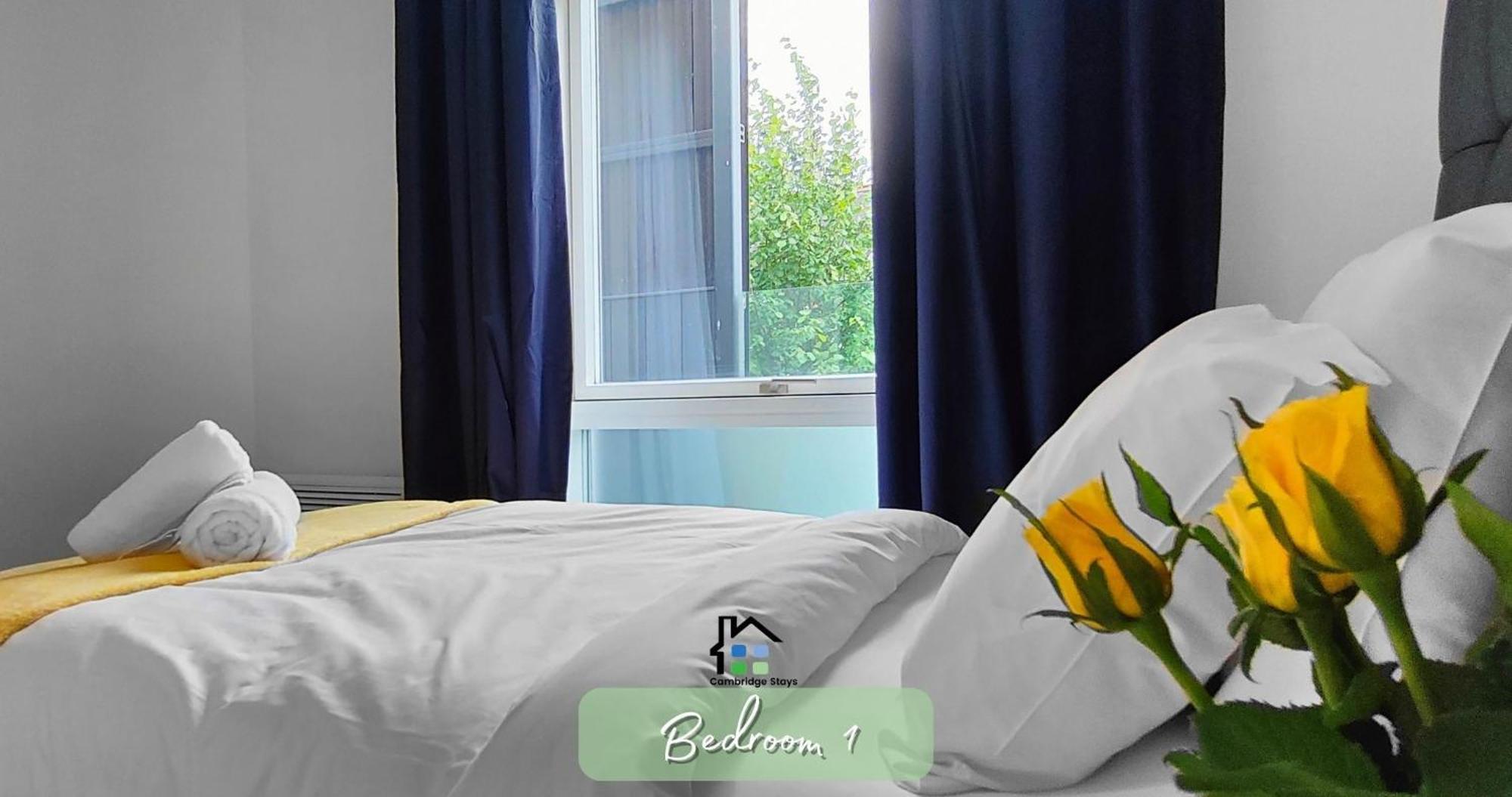 Cambridge Stays Riverside Apart Hotel With 2Br Flats At The City Centre-Parking-Balcony Экстерьер фото